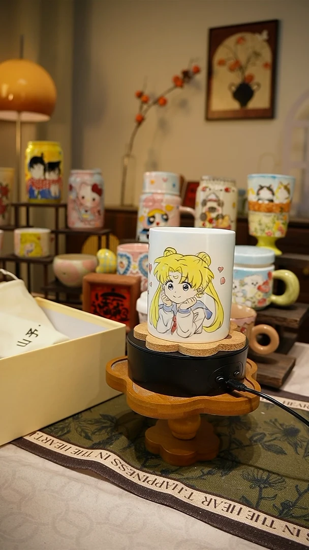 杯子【不带盒子】320高温釉下彩