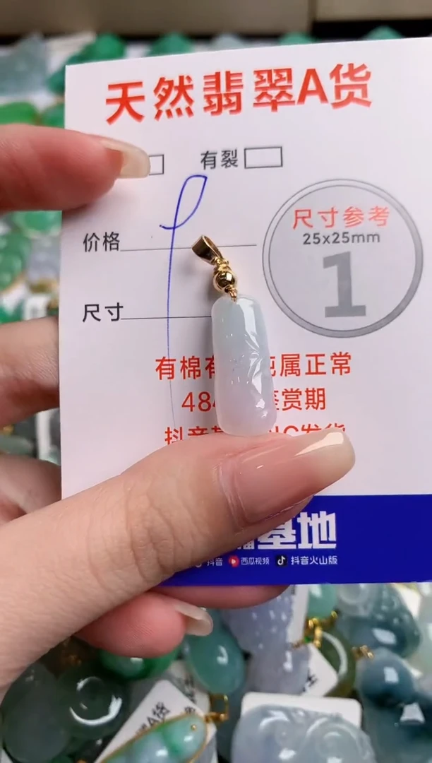翡翠未镶嵌颈饰24000370