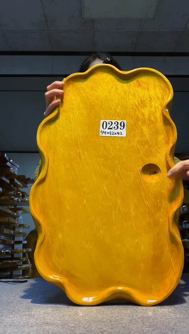 实木茶盘 一物一拍（不含配件）