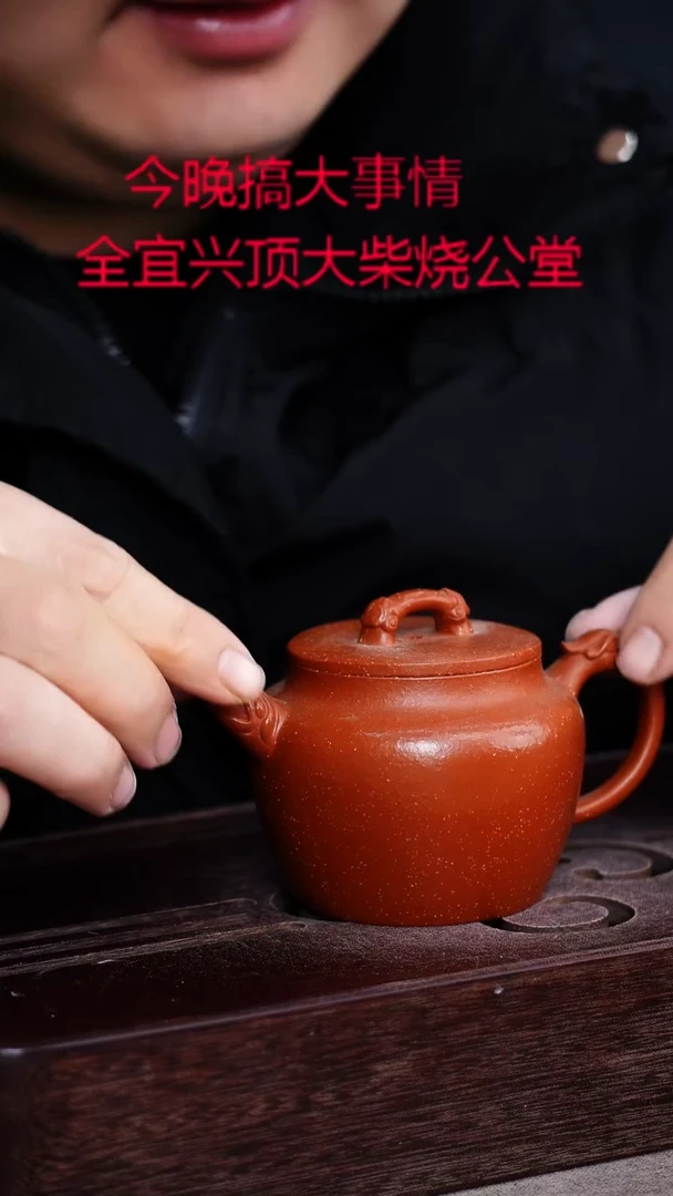 茶壶紫砂宜兴紫砂柴烧