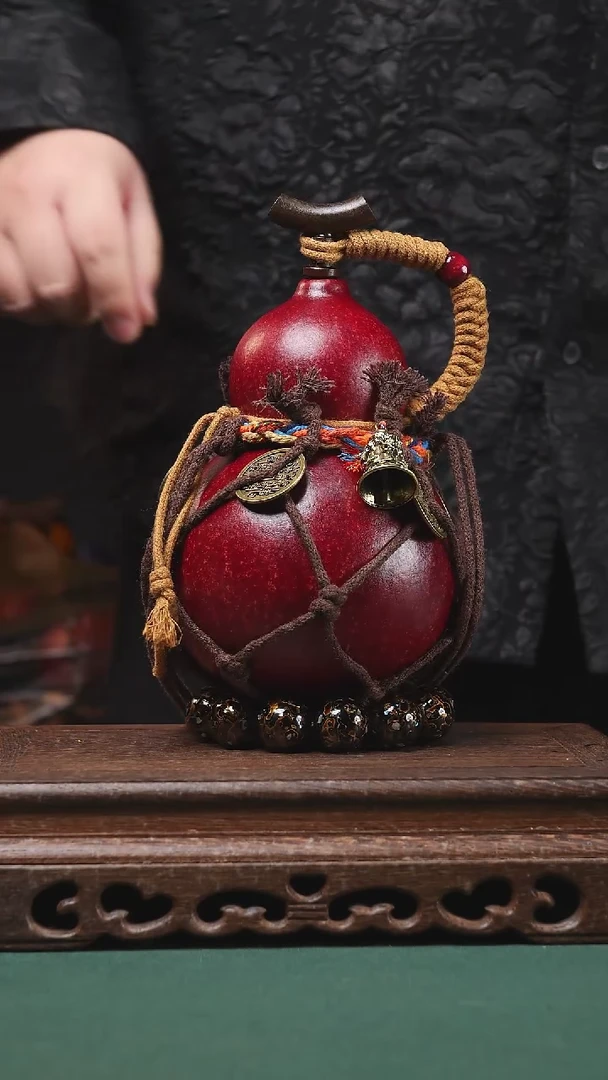 【闪购商品】193大漆酒葫芦一物一图