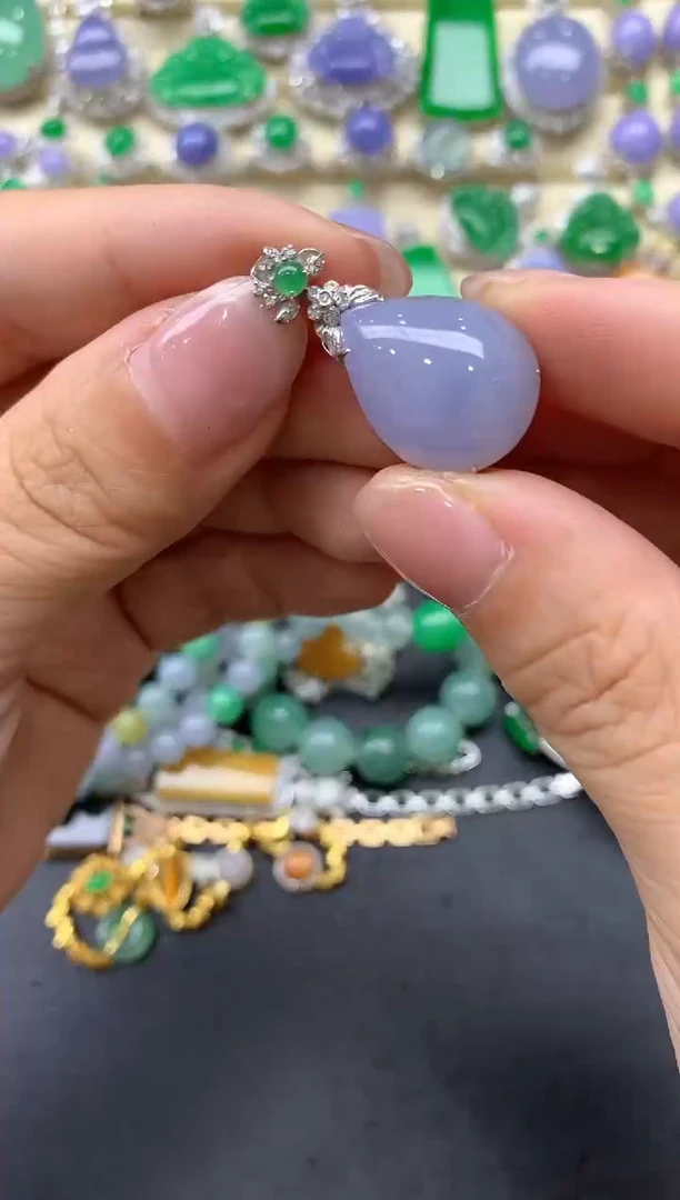 【闪购商品】翡翠颈饰18K金镶嵌369中国好珍宝