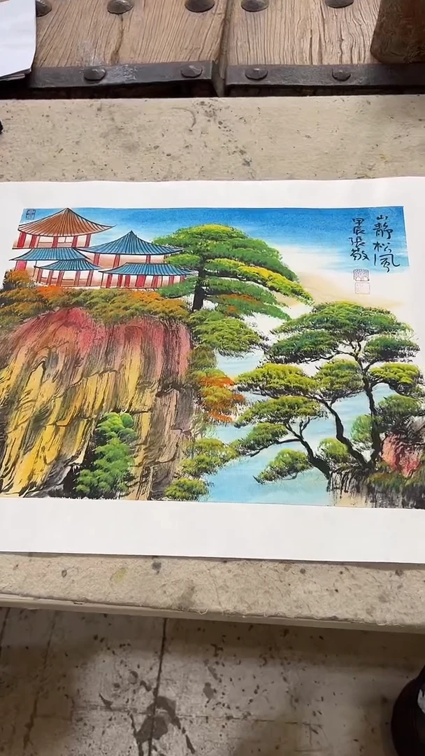 国画张敬国画作品1