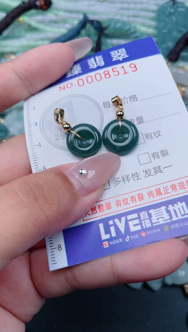 翡翠未镶嵌颈饰.0008519