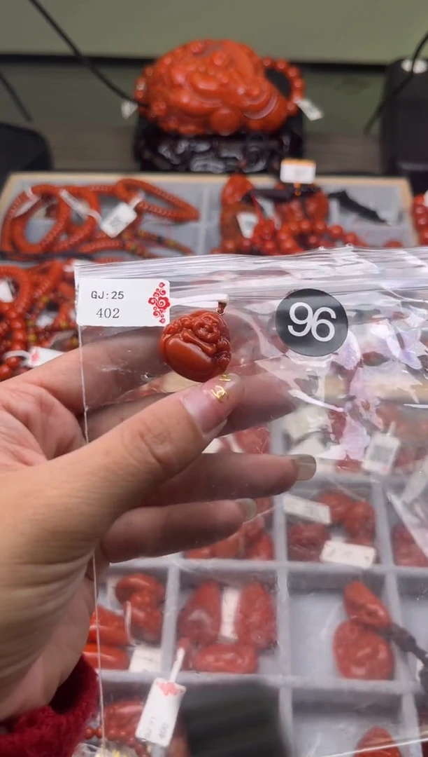 【闪购商品】南红玛瑙珠宝奇石银S925镶嵌96