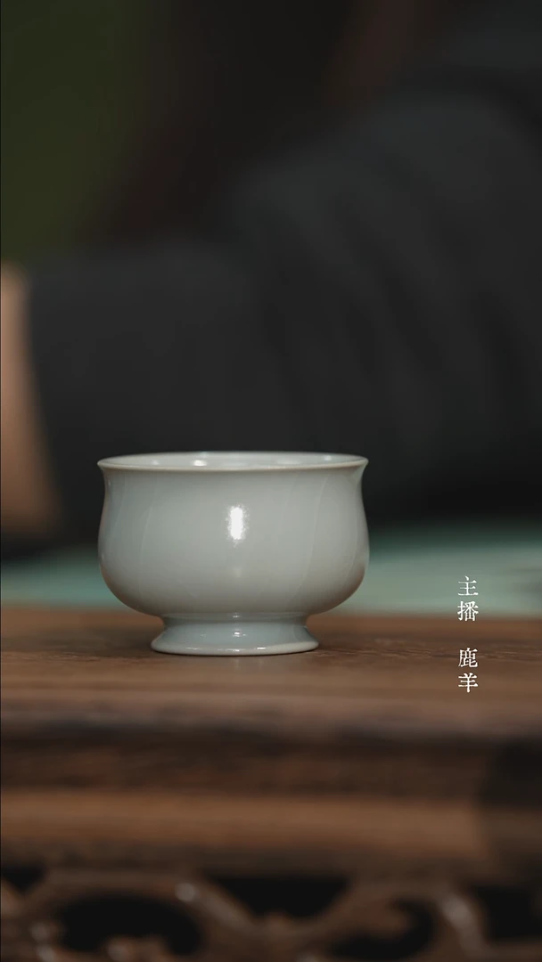 卷足玉兰杯-汝瓷朱钰峰-羊