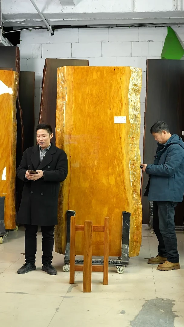 中**家【JSN-97非洲楠木212.5*96.5*10.5加黄三角支架*2】