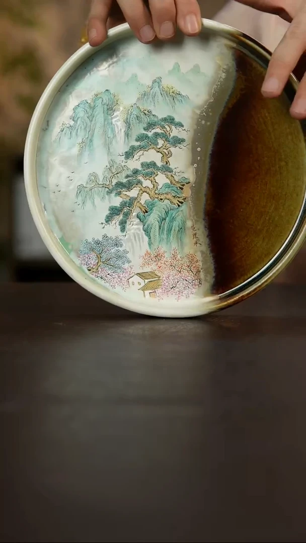 杯景德镇陶瓷杯碗柴烧多人