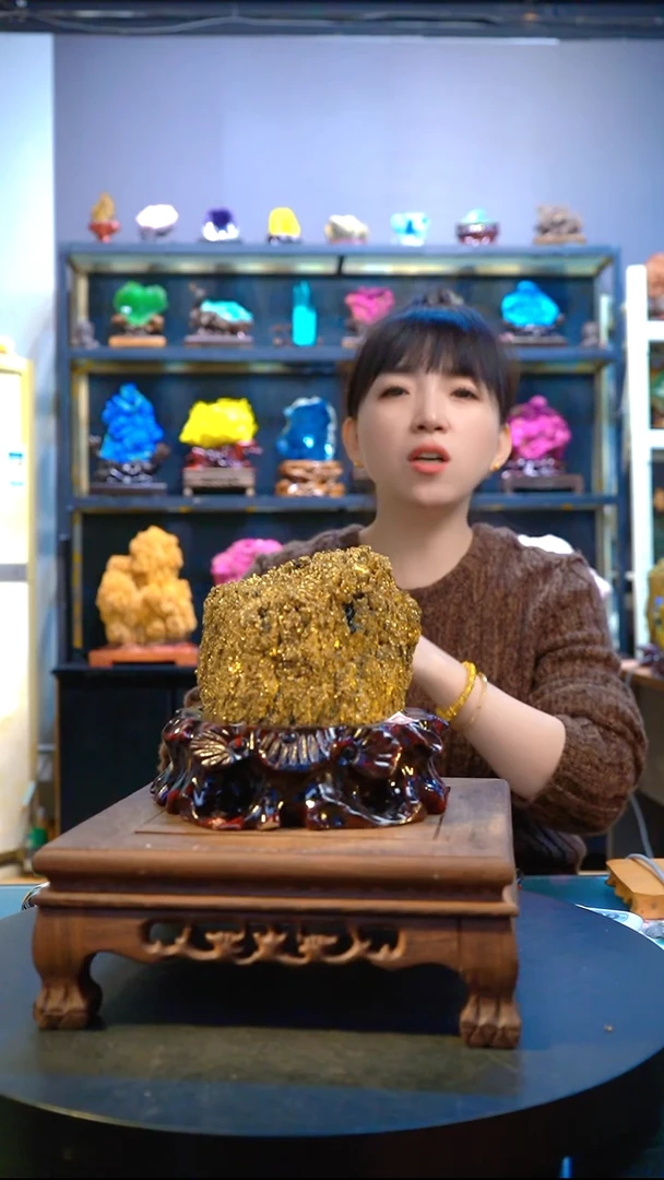 石材精品矿物晶体摆件