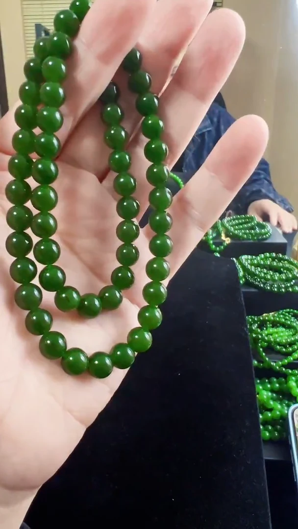 项链未镶嵌和田玉（碧玉）8