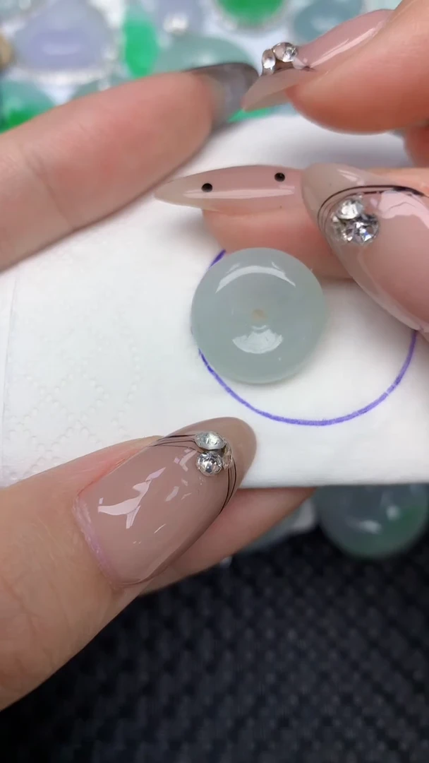 颈饰未镶嵌翡翠天然缅甸翡翠a货百元以上9元证书费自理