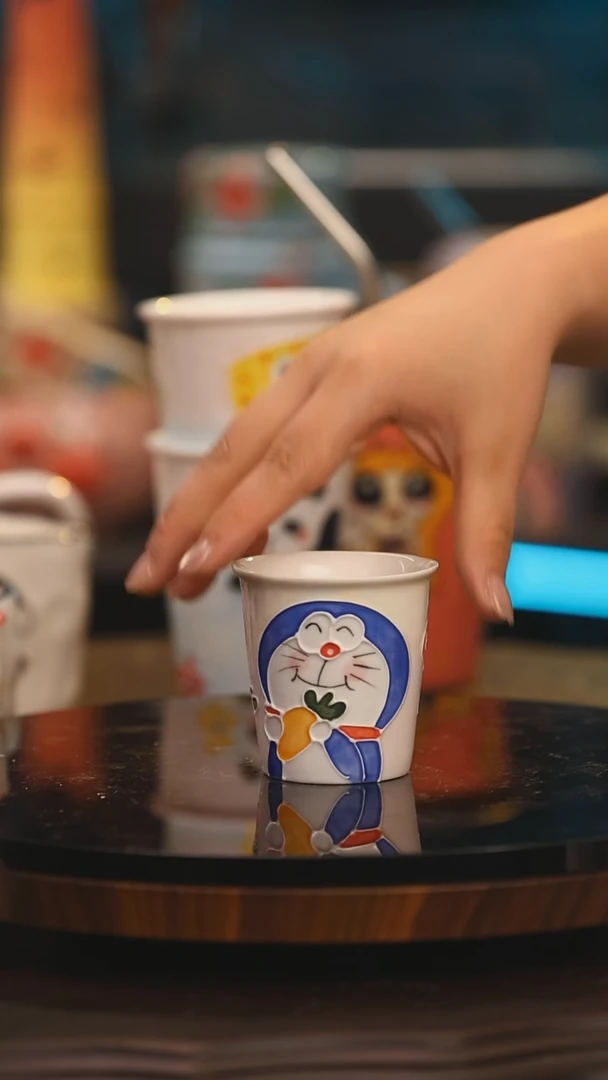 【闪购商品】杯子景德镇设计师釉下彩绘陶瓷