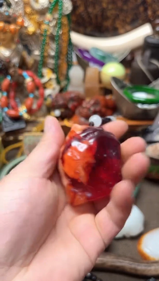 未镶嵌琥珀裸石直播精品好物推荐