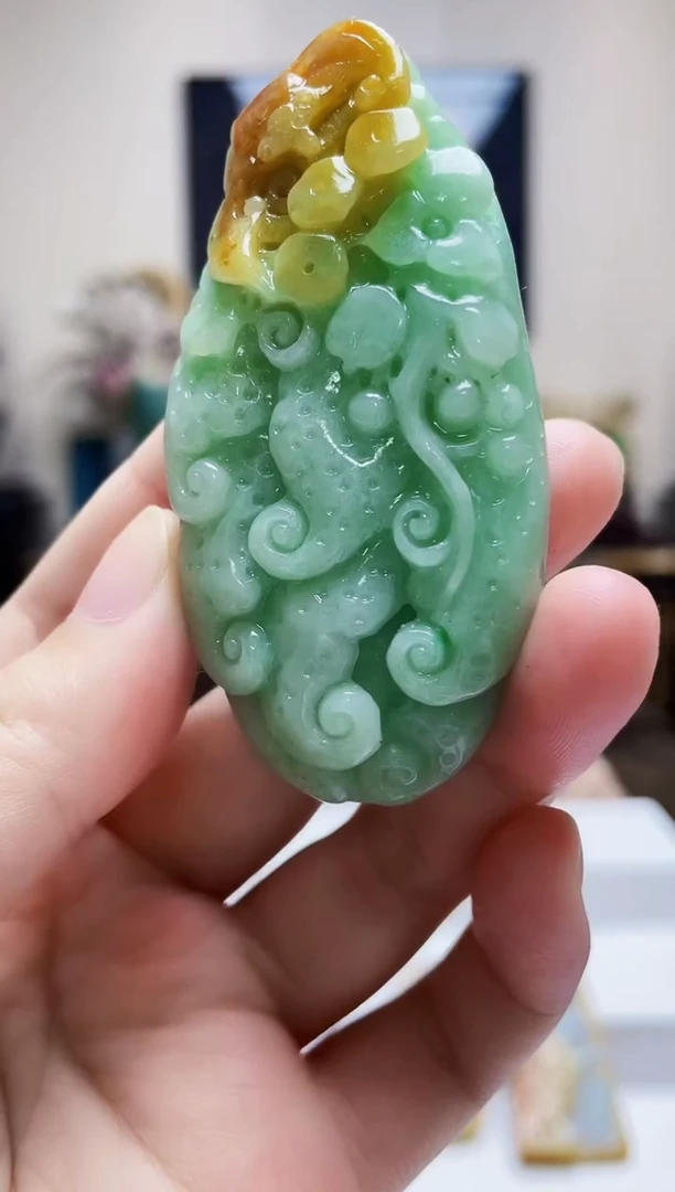 未镶嵌定制翡翠吊坠15