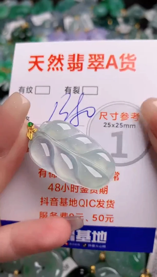 翡翠18K金镶嵌颈饰0599959933