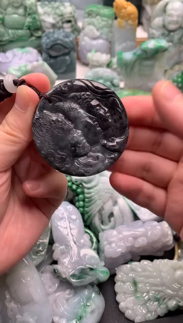 吊坠(不含链)未镶嵌翡翠1