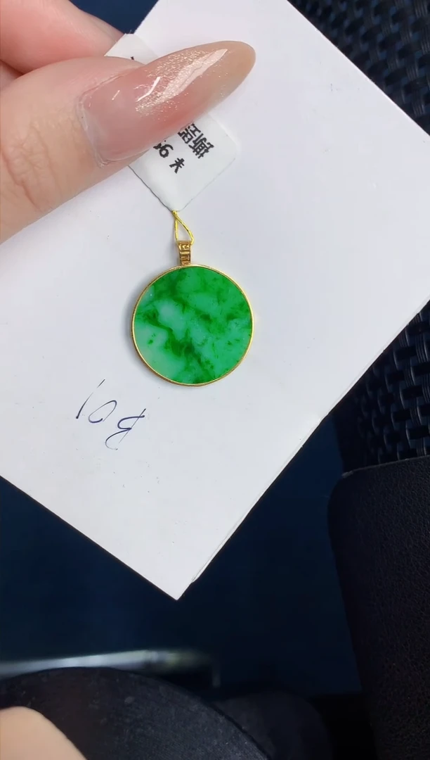 【闪购商品】翡翠颈饰18K金镶嵌000000000