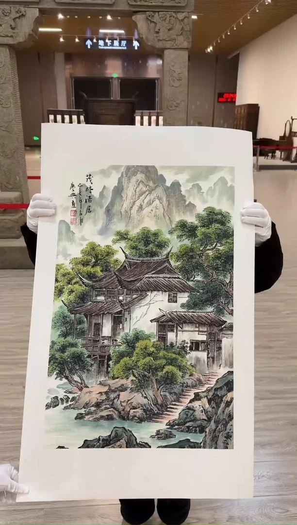 国画17赵隆轩美术馆李庆兴老师作品