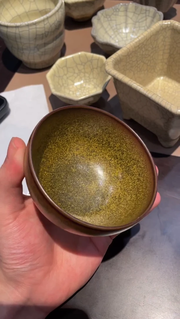 高****源陈爱明 茶叶末杯