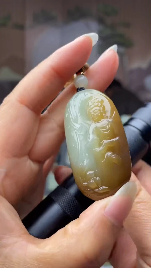 未镶嵌和田玉挂件拍一发一