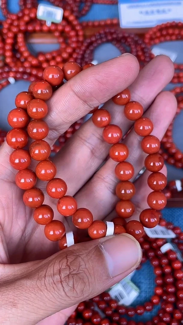 未镶嵌手串南红玛瑙N41凉山瓦西料单圈多样性发其一