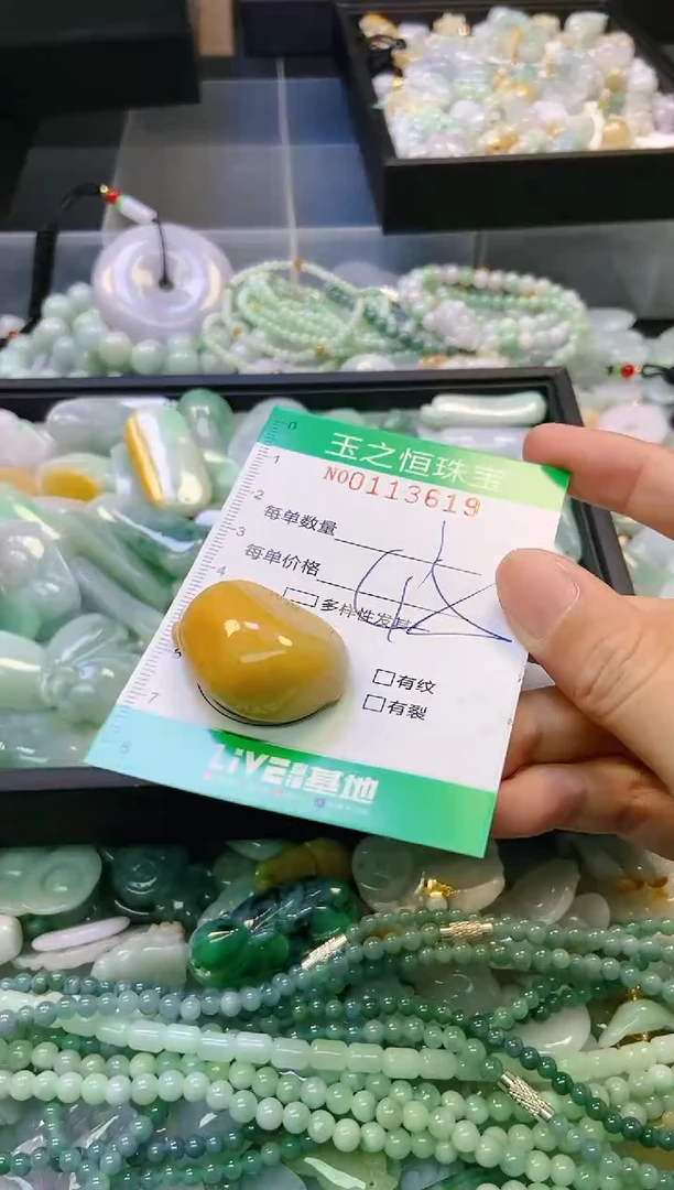 翡翠未镶嵌颈饰闪购0113619