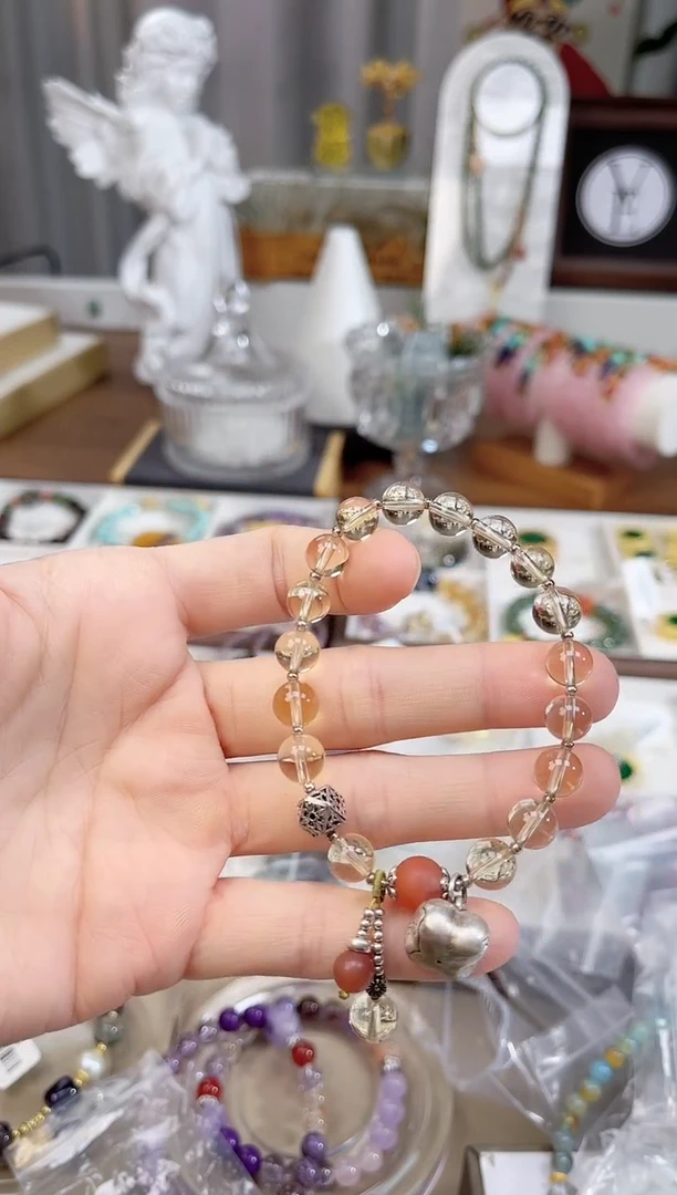 水晶手链银S925镶嵌手串库存有限 售完即止