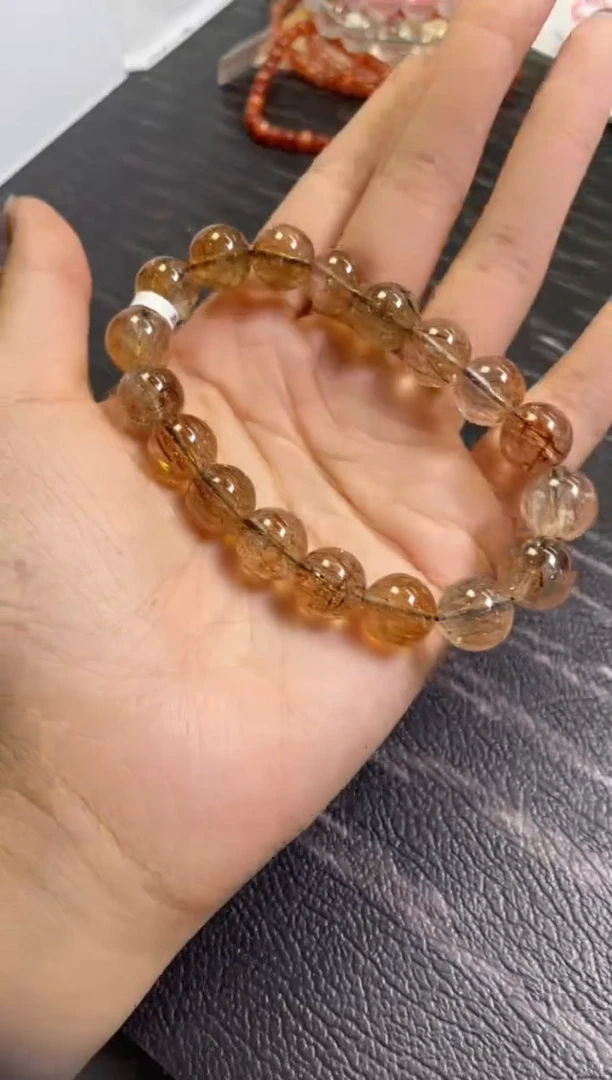 水晶手链未镶嵌11±/x-511【黑金超