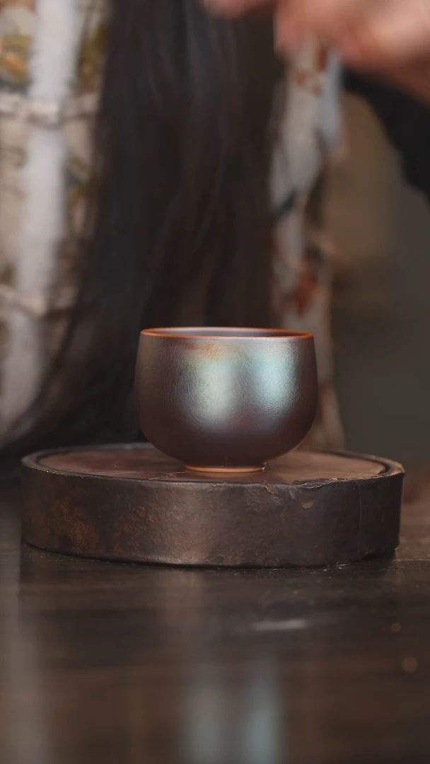 【闪购商品】杯69柴房陶瓷丨  窑宝罗汉杯