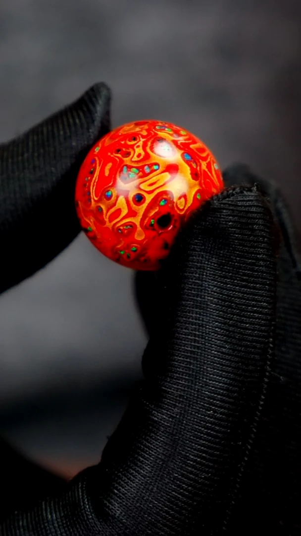 疯子大漆中国红满欧20mm