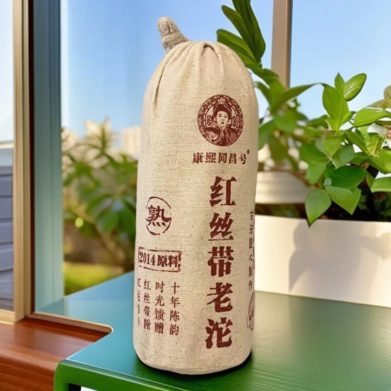 【茶姐严选】康熙同昌號 红丝带老沱 普洱熟茶 500g/条（拍1发2条）