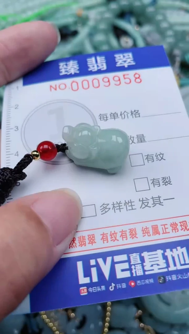 翡翠未镶嵌颈饰.0009958