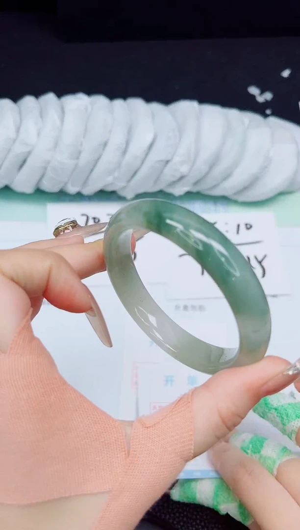 石英质玉未镶嵌手镯52-56
