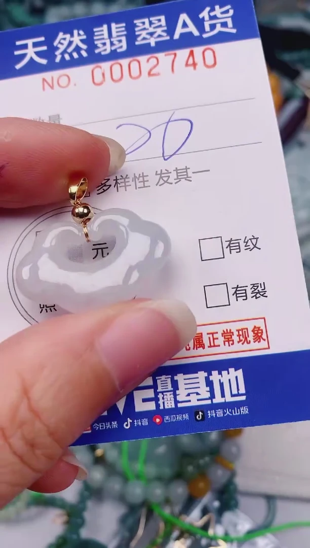颈饰未镶嵌翡翠00002740