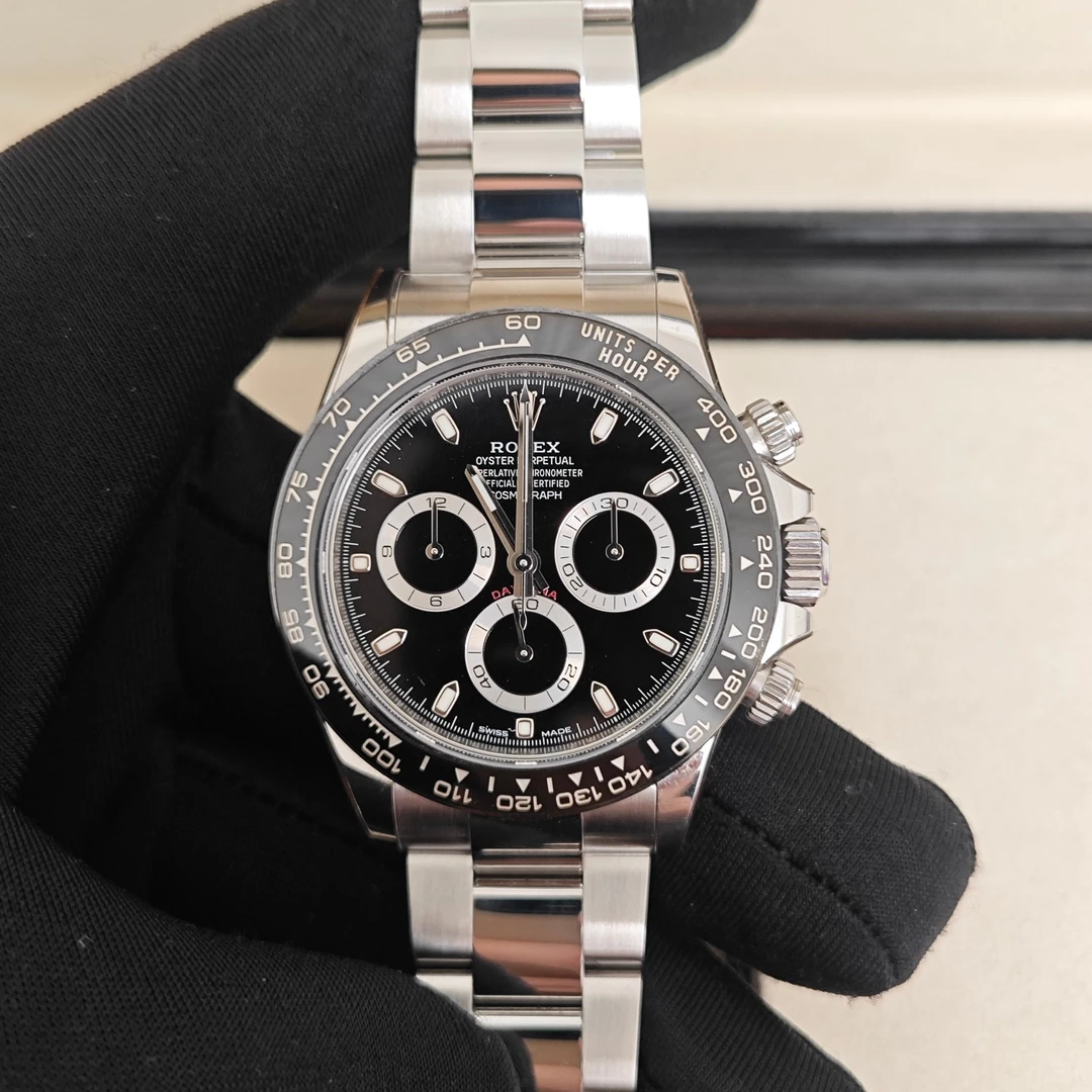 95新 Rolex/劳力士 22年迪通拿系列116500黑熊猫男士经典机械腕表