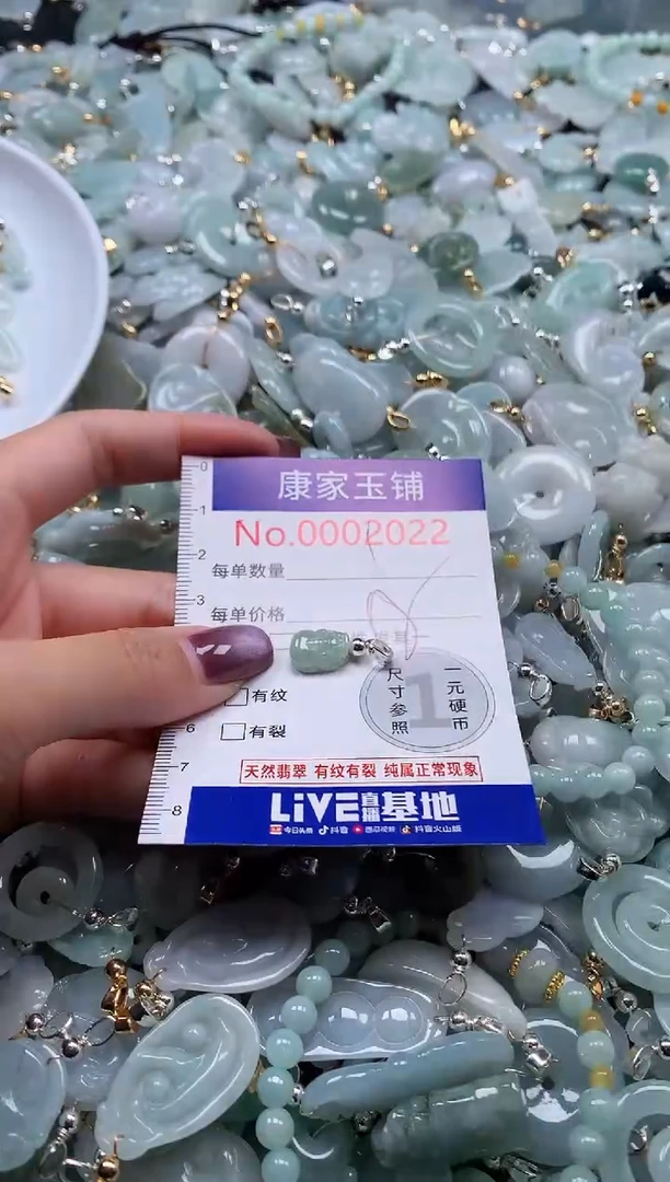 翡翠未镶嵌吊坠(不含链)2022