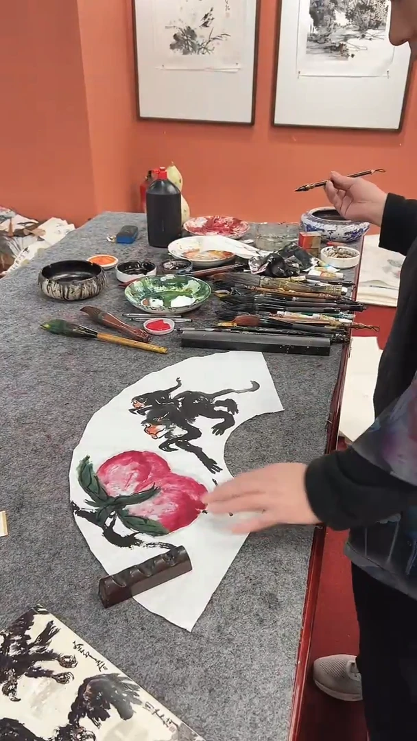 国画周大拙/国画/花鸟