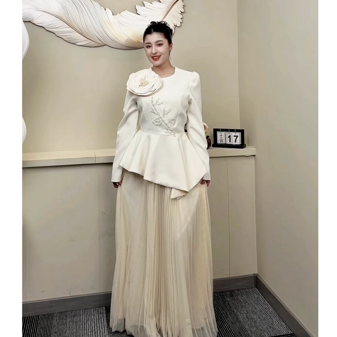 【MJ女装】新疆包邮时尚重工高端两件套