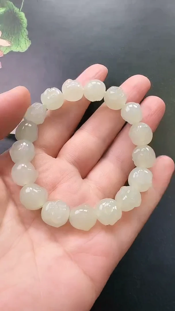 手串未镶嵌和田玉手串