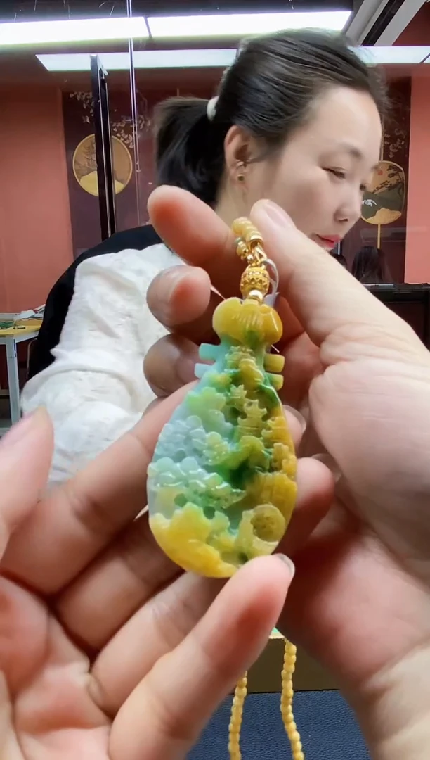 颈饰未镶嵌翡翠翡翠吊坠