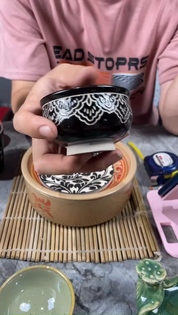 8号微瑕新品纯手工主人杯磁州窑