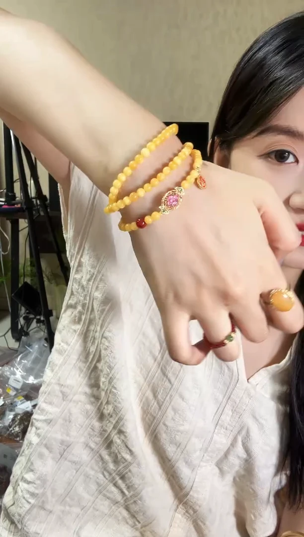 檀香紫檀（小叶紫檀）手串/手链蜜蜜三圈