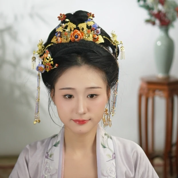 稷氏小筑   小蓝橘发冠+   发冠发簪发钗古风发饰