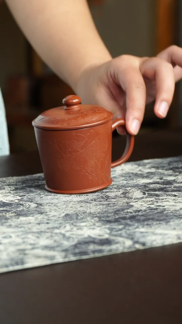 茶杯紫砂89号宜兴紫砂原矿作品