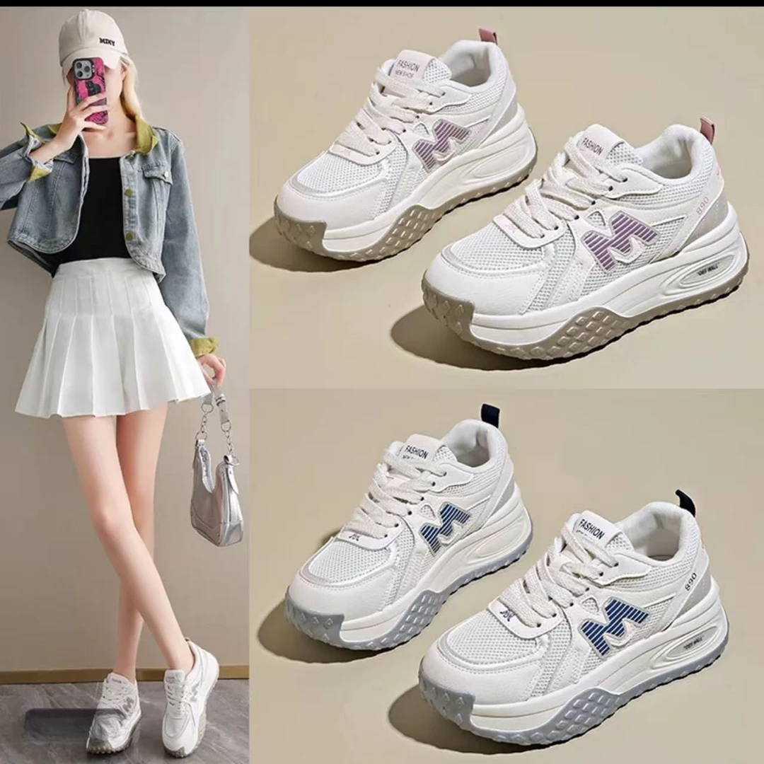 8888时尚户外潮鞋2025年春季新款跑步网面厚底运动鞋