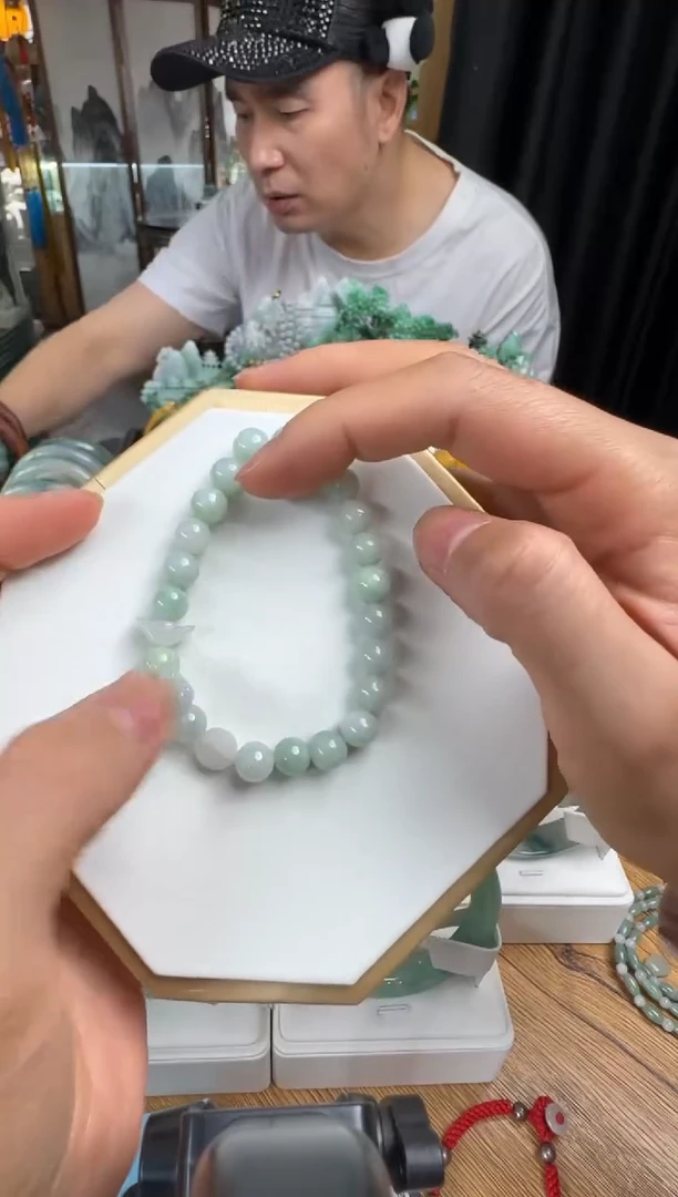 未镶嵌手链翡翠手串