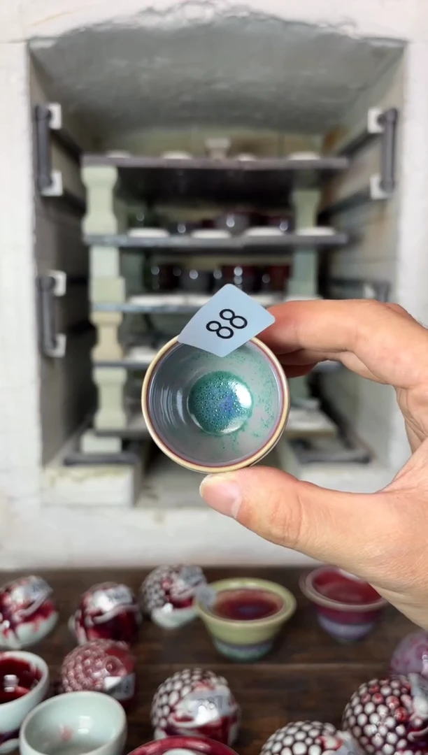 【闪购商品】摆件钧瓷窑变精品茶器