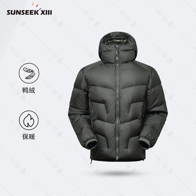 直播专属!抗寒有型】冬季防风保暖羽绒服休闲连帽情侣羽绒服99187