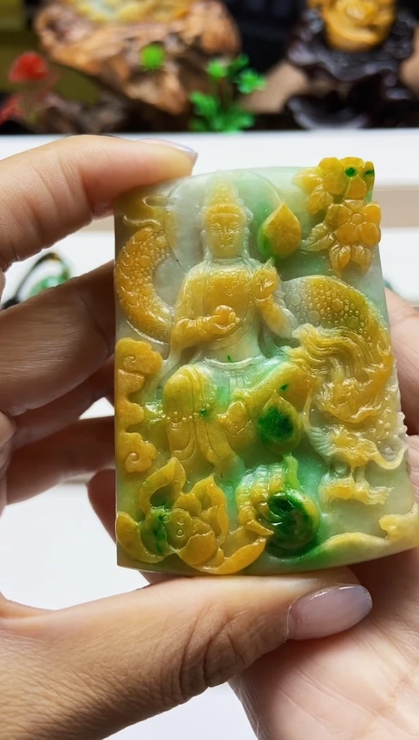 颈饰未镶嵌翡翠翡翠A货