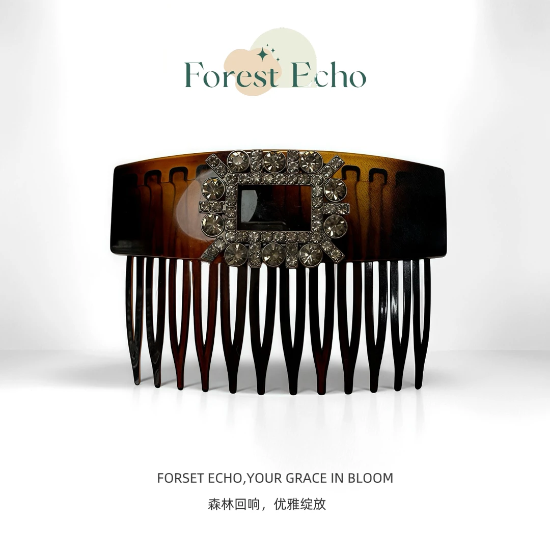Forest Echo倒插梳发饰25新款春夏季新品东大门气质百搭发卡